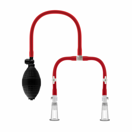 Blush Temptasia Nipple Squeeze Pump System - Adjustable Acrylic Set