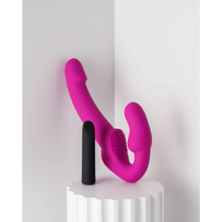 Blush Temptasia Estella Vibrating Strapless System Pink Silicone 20cm