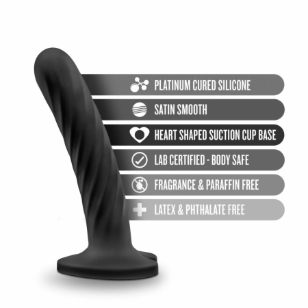 Blush Temptasia Twist Medium - Flexible Intimate Silicone Model, Purple