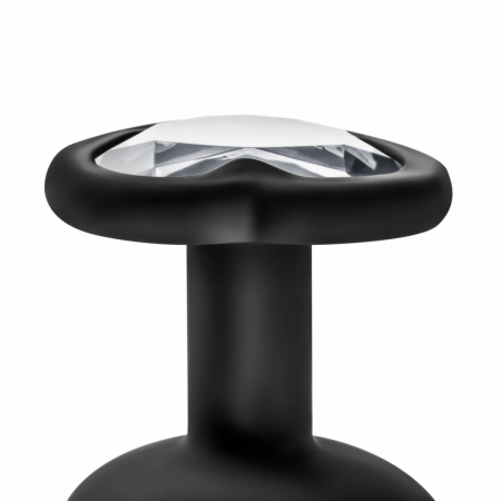 Blush Temptasia Bling Plug Medium Black - Elegant Intimate Accessory