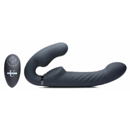 Swirl Black Wireless Strapless Intimate System with Inflatable Ball