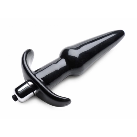 Blush Novelties Luxe Vibra Plug Black Flexible Waterproof Medium