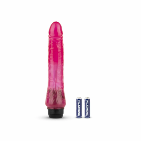 Jelly Passion Pink Flexible Vibration Model - Soft Touch 20 cm
