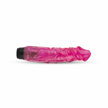 Dream Toys Jelly Supreme Pink Glitter Vibrating Intimate Device 22cm