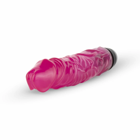 Dream Toys Jelly Supreme Pink Glitter Vibrating Intimate Device 22cm