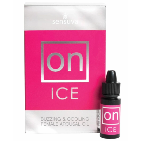 Sensuva ON Ice Arousal Gel for Women 5ml - Plant-Based Cooling Formula
