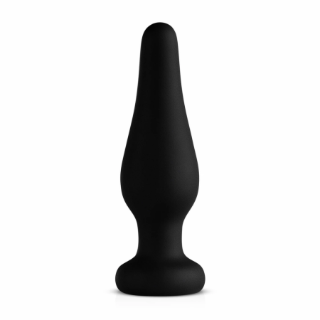 EasyToys Kesia Anal Plug Set 3-Piece, Black, Graduated Sizes, Silicone