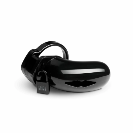 Shots Lockdown Intimate Retention Cage Medium - 5 Adjustable Rings Set