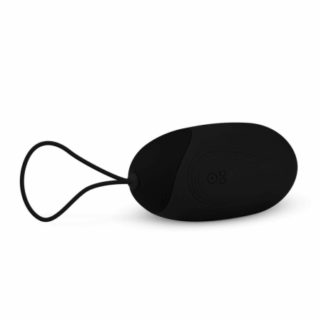 Easytoys XL Remote-Controlled Vibrating Silicone Egg Black