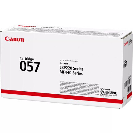 Canon 057 tonerio kasetė 1 vnt Originalus Juoda