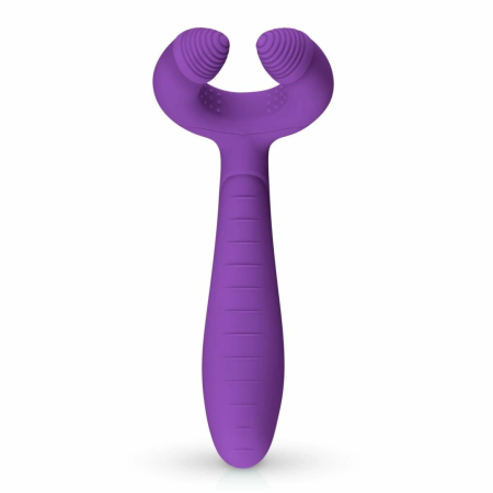 EasyToys Couples Vibrator Purple - Dual Motor Flexible Ring & Shaft