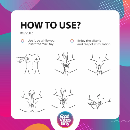 Noam Dual-Ended Rechargeable Intimate Device for Couples, Waterproof, Black