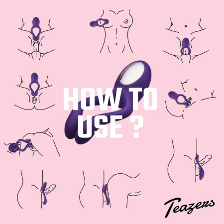 Satisfyer Partner MultiFun 1 Couples Vibrator, Rechargeable, Black