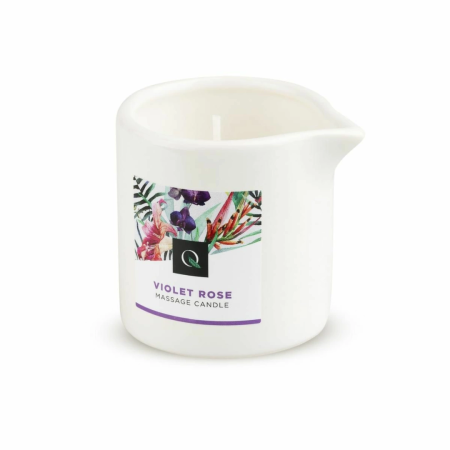 Exotiq Massage Candle Violet Rose 60g - Aromatic Candle Oil for Massage