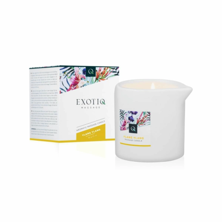 Exotiq Ylang Ylang Scented Massage Candle 60g - Wellness Aromatherapy