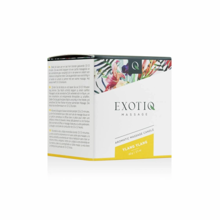 Exotiq Ylang Ylang Scented Massage Candle 60g - Wellness Aromatherapy