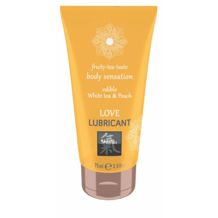 Love Lubricant Edible Gel White Tea & Peach Water-Based 100ml