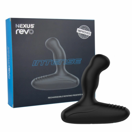 Nexus Revo Intense Rotating Massager Black Waterproof Silicone