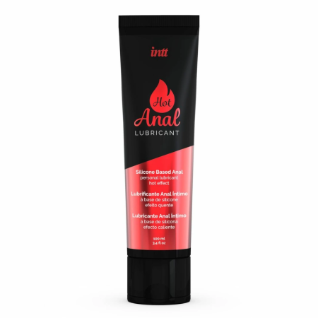 INTT Hot Warming Silicone Lubricant 100ml - Fragrance-Free, Latex Safe