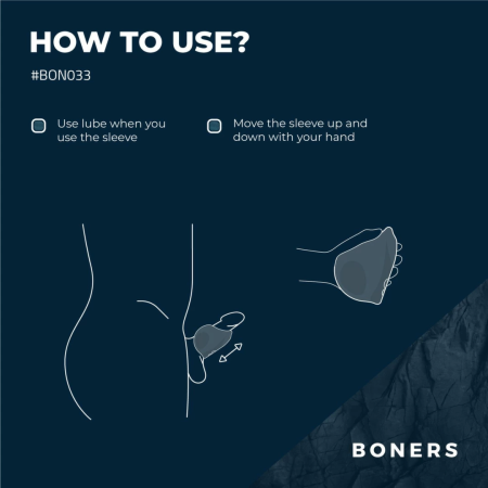 Boners Vibrating Intimate Device Silicone 10 Modes Rechargeable Black