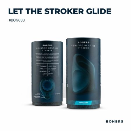 Boners Vibrating Intimate Device Silicone 10 Modes Rechargeable Black