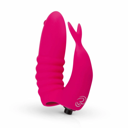 FeelzToys Anna Compact Pink Finger Device Silicone Flexible