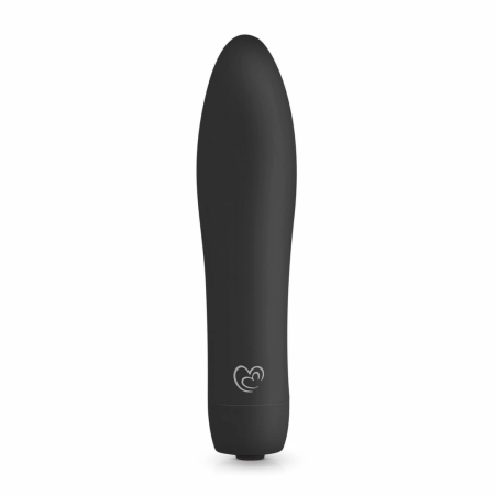 Velvet Vibe Black - Compact Intimate Stimulation Device, 10 Modes