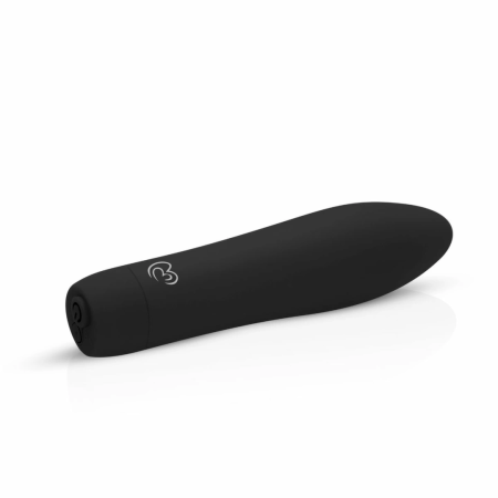 Velvet Vibe Black - Compact Intimate Stimulation Device, 10 Modes