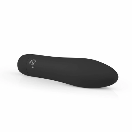 Velvet Vibe Black - Compact Intimate Stimulation Device, 10 Modes
