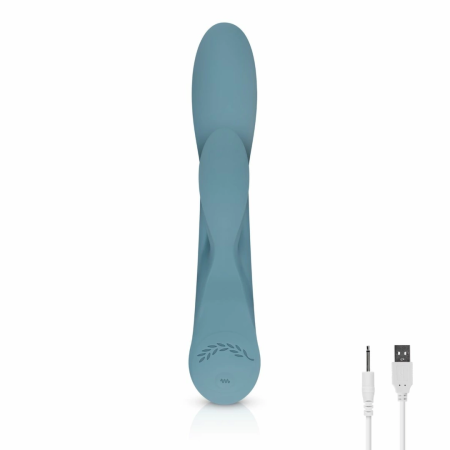 Bloom The Violet Dual-Action Silicone Vibrator with Swipe Control, Purple