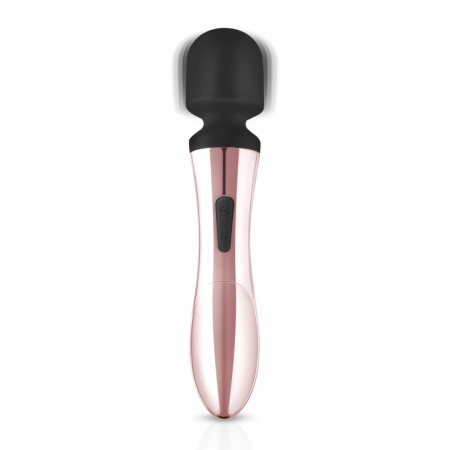 Rosy Gold Nouveau Curve Massager - Rechargeable Flexible Wand, 10 Modes