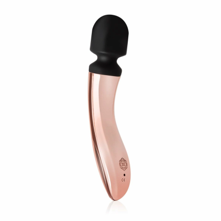 Rosy Gold Nouveau Curve Massager - Rechargeable Flexible Wand, 10 Modes