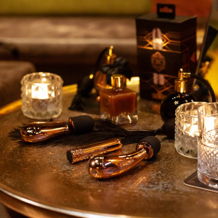 Rosy Gold Mini Vibrator - Compact Rechargeable Precision Model