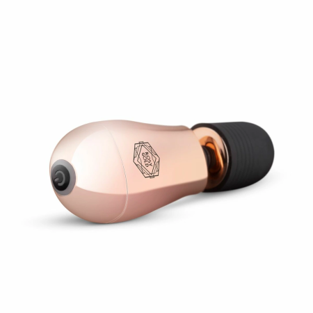 Rosy Gold Nouveau Mini Personal Massager - Compact Rechargeable Model