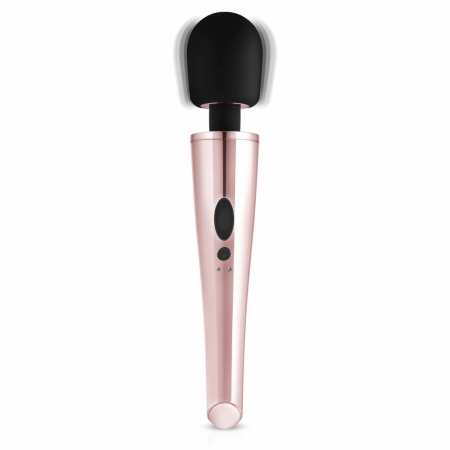 Rosy Gold Nouveau Wand Massager - Rechargeable, 10 Modes, Flexible Head