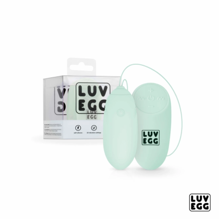 Luv Egg Green Remote-Controlled Silicone Intimate Device 12 Modes