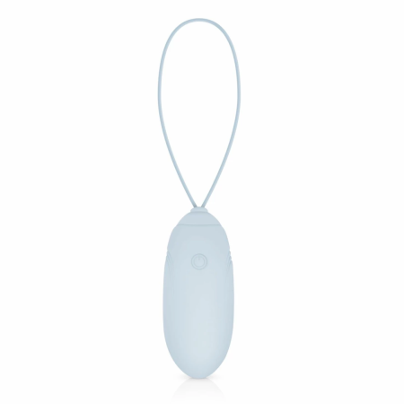 LUV EGG Blue Remote-Controlled Silicone Intimate Egg, 12 Modes, Waterproof