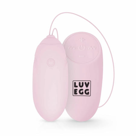 LUV EGG Pink Wireless Silicone Vibration System, 12 Modes, Waterproof