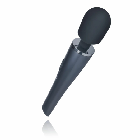 Black Lightning Wand by Dream Toys - Powerful Rechargeable Massager