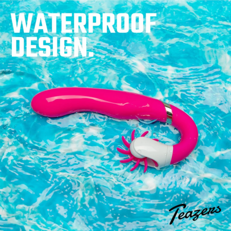 EasyToys Dave Silicone Dual Motor Rechargeable Vibrating Device Pink