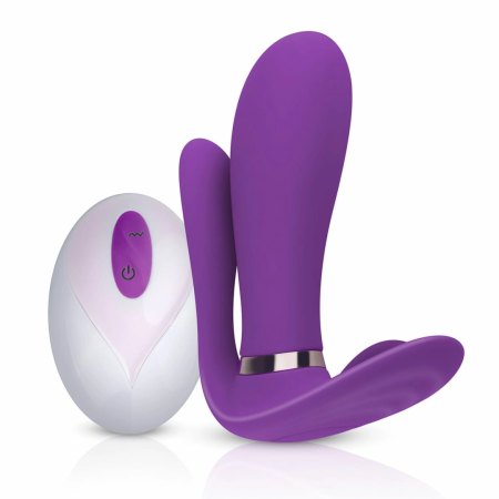 EasyToys Purple Pleaser Intimate Vibe with Remote Control, Rechargeable