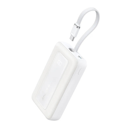 Anker Zolo 10000 mAh Belaidis Įkrovimas Baltas