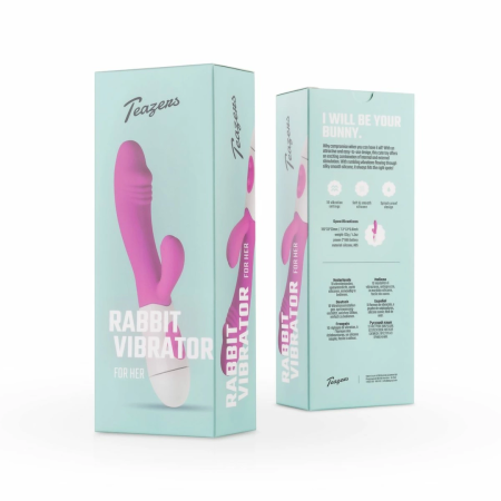 Teazers Rabbit Vibrator Purple - Multi-Mode Stimulation System