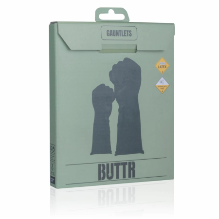 BUTTR Gauntlets Extra Durable Latex Protective Gloves Black
