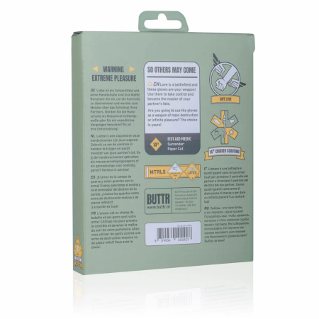 BUTTR Gauntlets Extra Durable Latex Protective Gloves Black