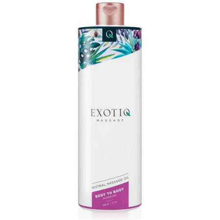 Exotiq Body To Body Warming Massage Oil 500ml - Long-Lasting Formula