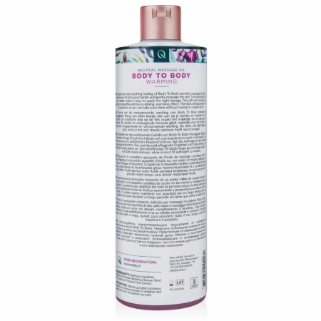 Exotiq Body To Body Warming Massage Oil 500ml - Long-Lasting Formula