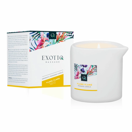 Exotiq Massage Candle Ylang Ylang 200g - Aromatic Relaxation Formula