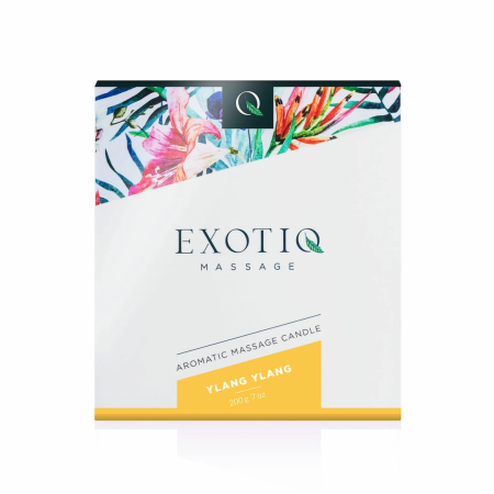 Exotiq Massage Candle Ylang Ylang 200g - Aromatic Relaxation Formula