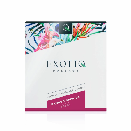 Exotiq Massage Candle Bamboo Orchids 200g - Aromatic Massage Oil Candle